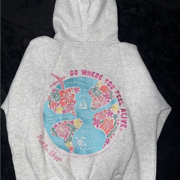 Malibu Skyye Heather Gray Hoodie - Picture 2 of 3